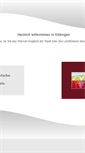 Mobile Screenshot of kitzingen.info